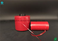 Vật liệu MOPP Tự dính Băng keo xé dán Màu dễ dàng Màu đỏ Chiều rộng 5mm cho hộp carton
