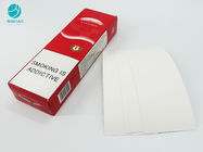 Hộp đựng giấy bìa cứng bền màu đỏ thiết kế cho bao bì hộp thuốc lá điếu