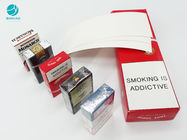 Hộp bìa cứng có logo in nổi được cá nhân hóa cho gói thuốc lá trọn bộ