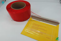 Băng xé lớn màu đỏ cho gói cấp tốc Vật liệu MOPP kích thước 4.0mm