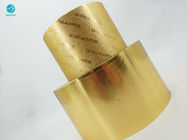Giấy nhôm bạc phức hợp vàng 114mm tùy chỉnh để đóng gói bên trong thuốc lá