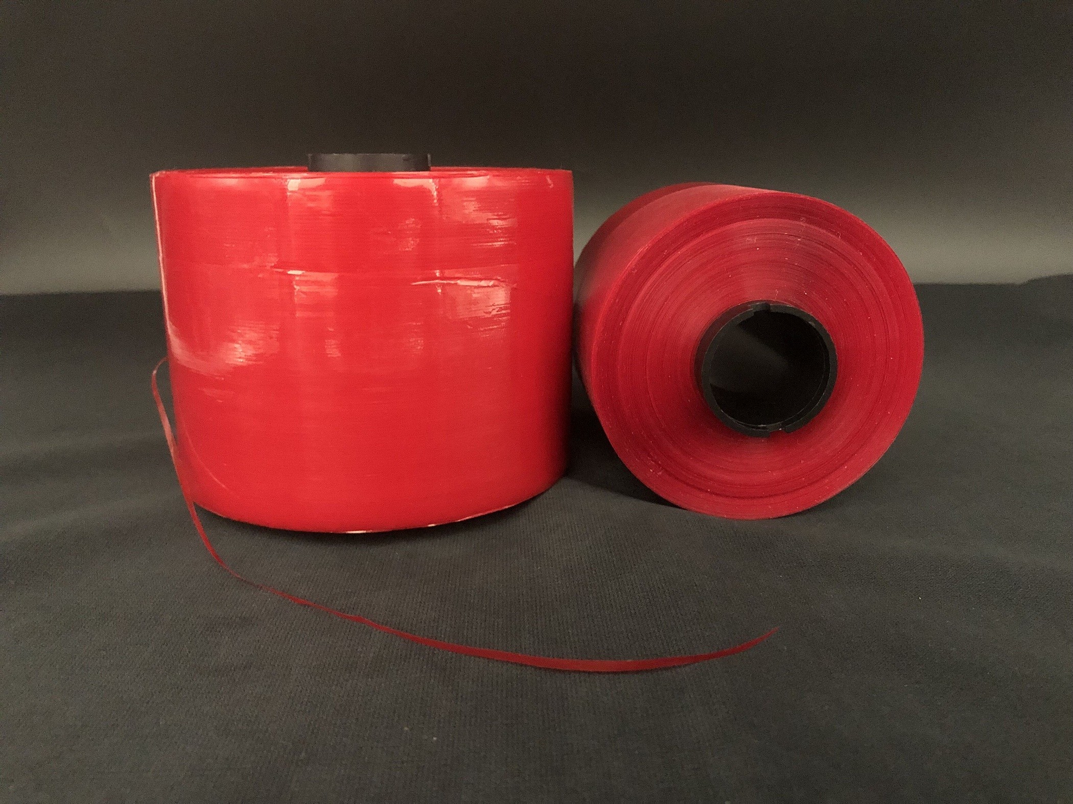 Băng keo Jumbo 5 mm Băng dính màu đỏ bảo mật tùy chỉnh cho bao bì giấy Dhl và mở