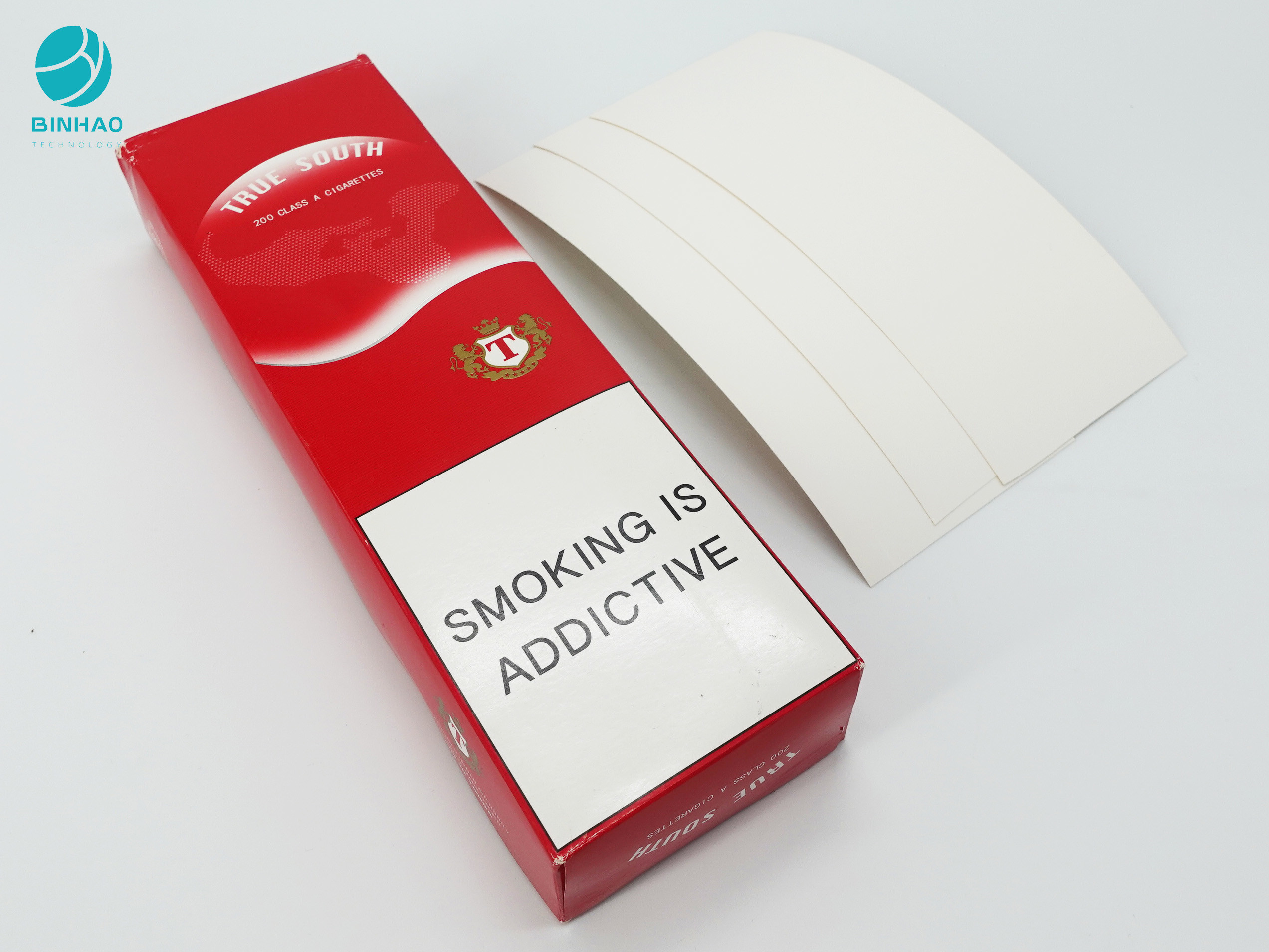 Bao bì thuốc lá bao bì giấy bìa cứng hình chữ nhật với thiết kế tùy chỉnh