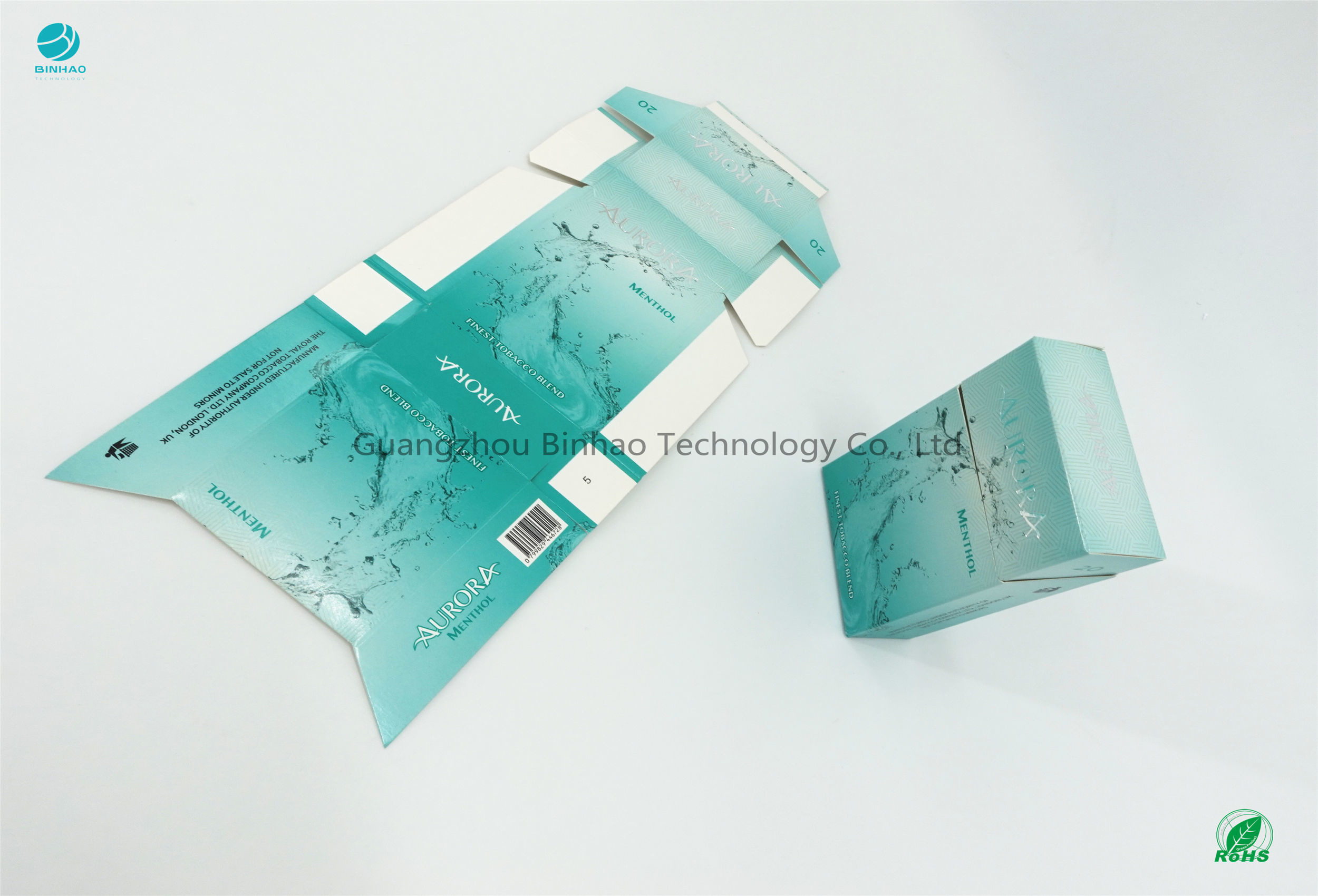 Hộp đựng thuốc lá các tông Xử lý UV Loại giấy bề mặt SBS