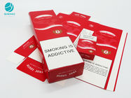 Hộp đựng các tông màu đỏ trang trí cho các sản phẩm thuốc lá điếu