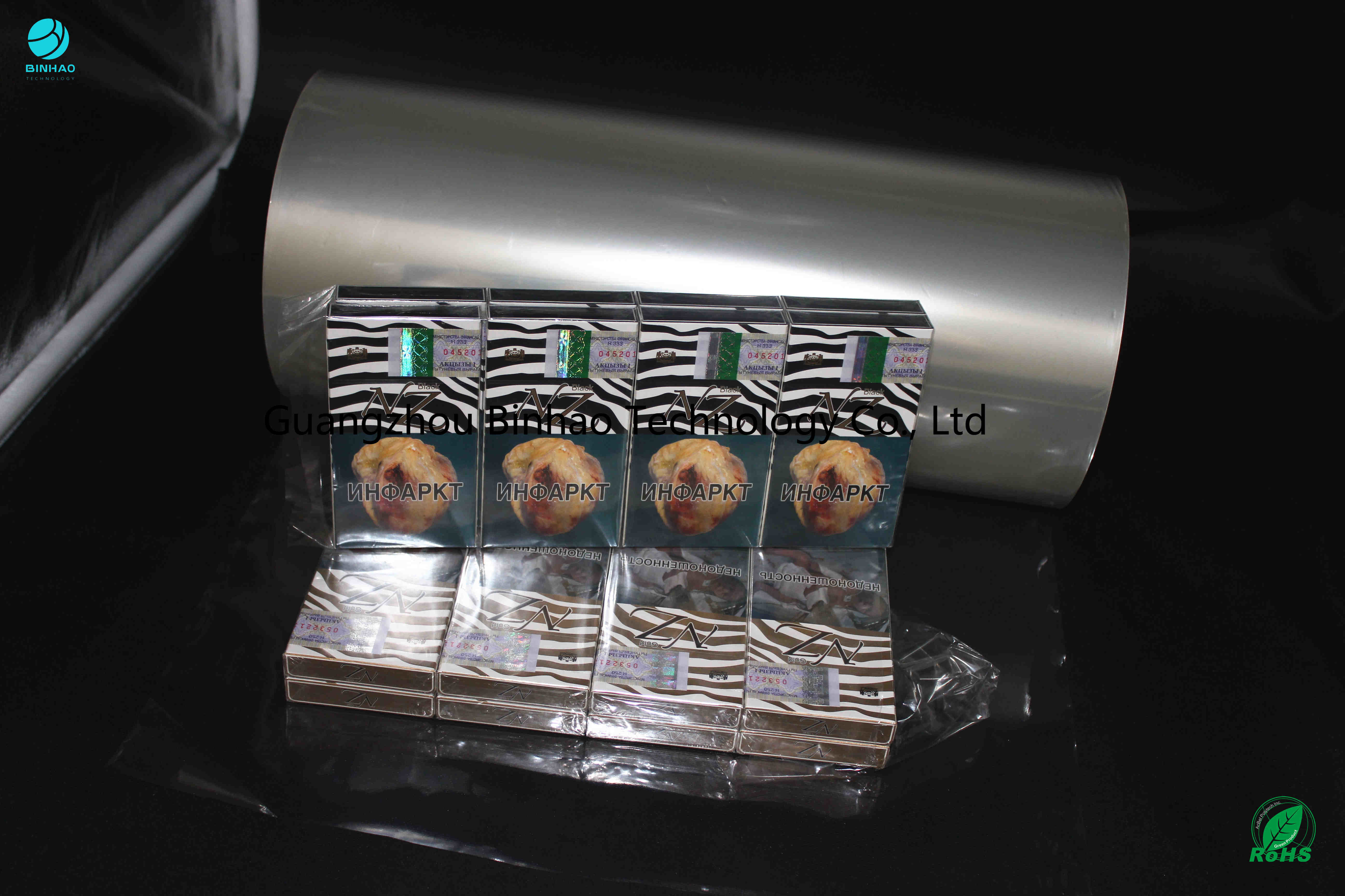 Chống trầy xước PVC Bao bì màng phim Thuộc tính rào cản Thực phẩm Gói vật liệu Hộp thuốc lá